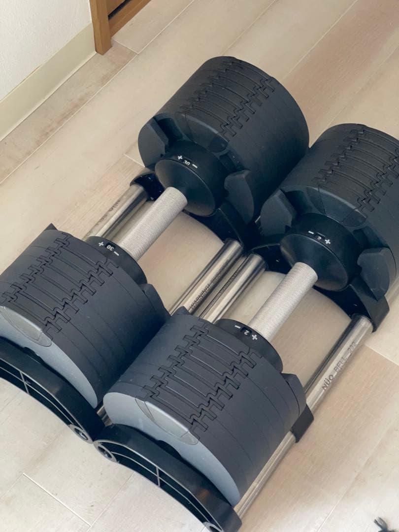 NÜO BELL 232 可変式(2kg刻み)ダンベルセット② 楽天市場】フレックスベル FLEXBELL 可変式ダンベル 32kg 2kg刻み/32kg