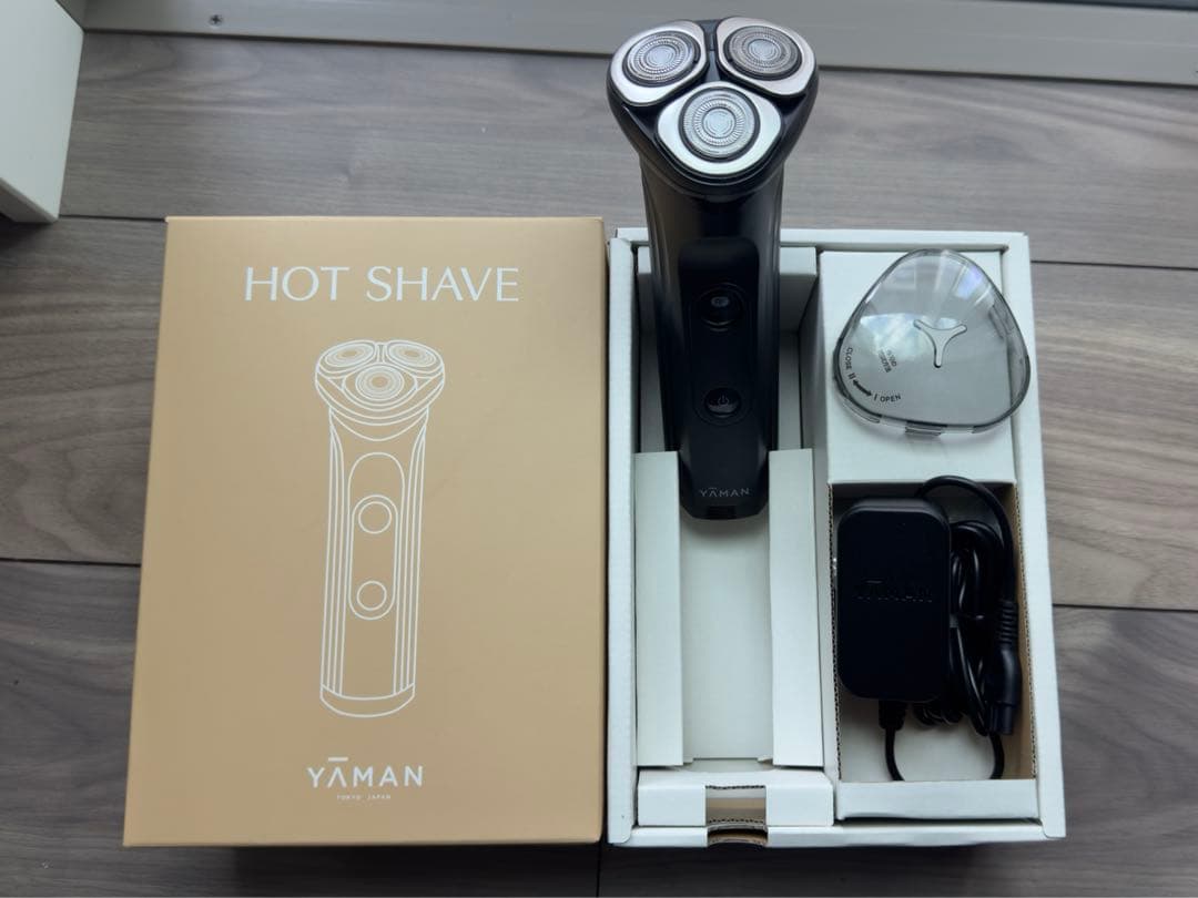 新品同様　YA-MAN 電動シェーバー『HOT SHAVE』 温剃りシェーバー『HOT SHAVE』敏感肌セット販売開始 | ヤーマン株式