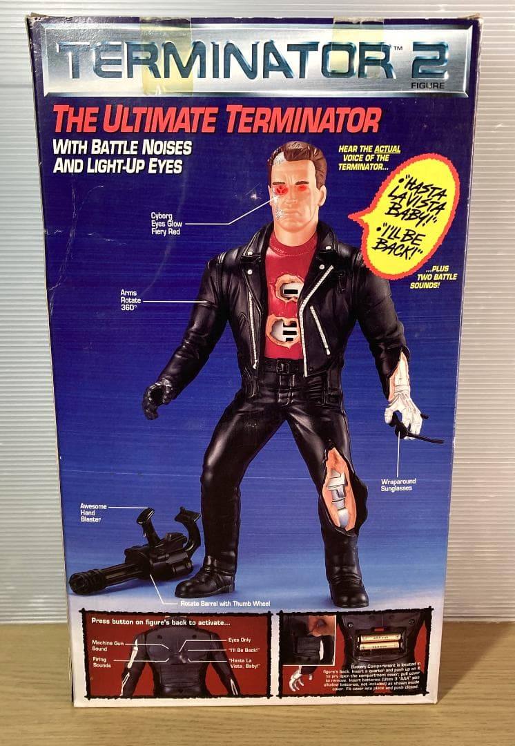 未使用　Kenner ケナー　ターミネーター2　トーキングフィギュア　当時物