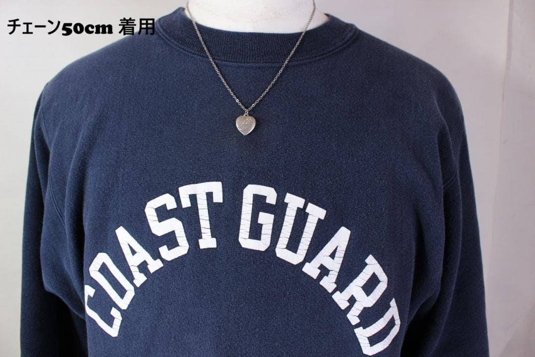 30s スウィートハートジュエリー スクロール NAVY 古着 波 アールデコ