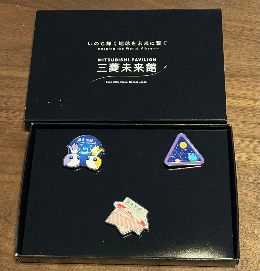大阪・関西万博 三菱未来館 ピンバッジ 3個セット - メルカリ