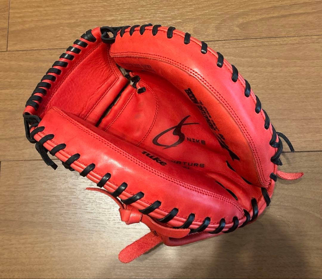 極美品】NIKE JOH 08 SIGNATURE MODEL 捕手ミット - メルカリ
