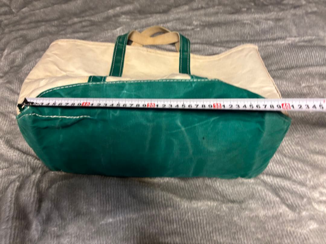 80s L.L.BEAN エルエルビーン ボートアンドトート USA製 緑 単色