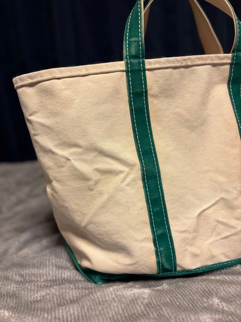 80s L.L.BEAN エルエルビーン ボートアンドトート USA製 緑 単色