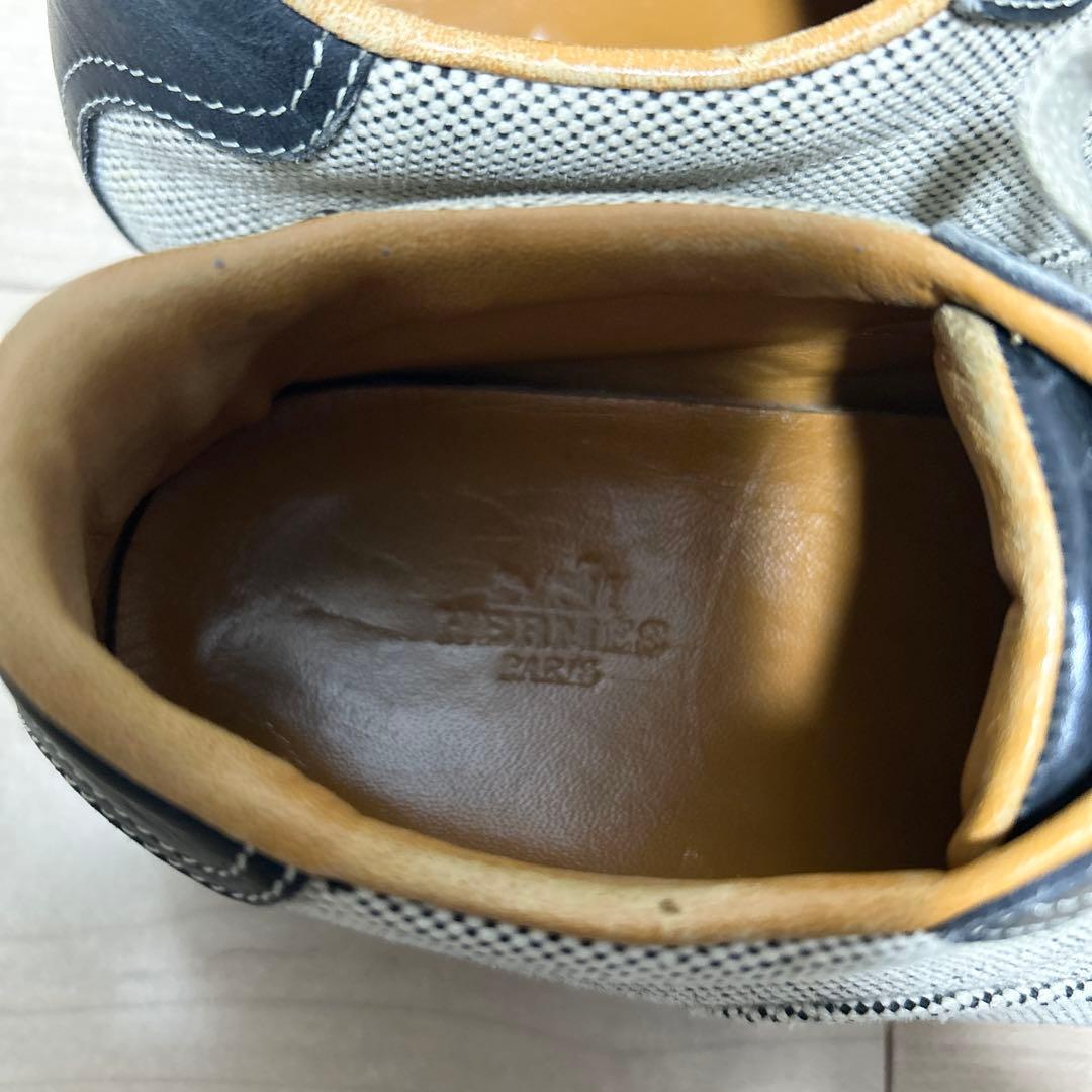 HERMES エルメス クイック トワルアッシュ　キャンバス 23.5cm