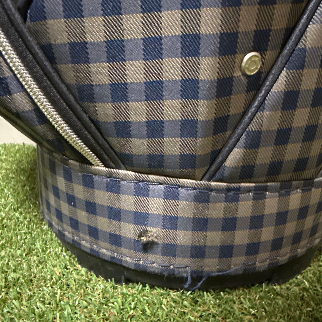 XXIO ゼクシオ キャディバッグ チェック柄 9.5型 2.7kg - メルカリ