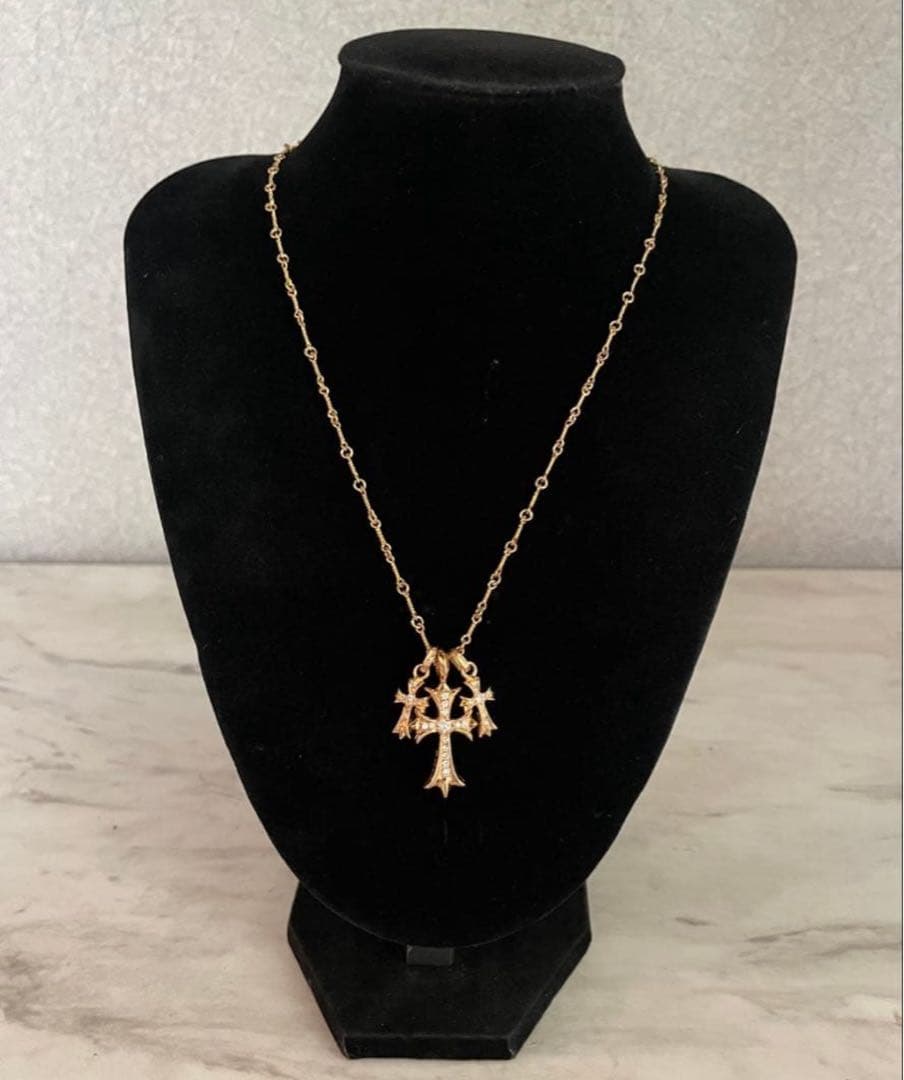 22k 8.6g ツイストチェーン 20インチ 50センチ 22金　無垢