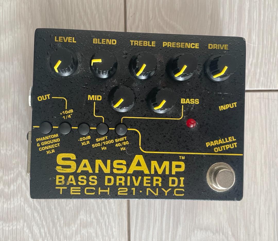 TECH21 SansAmp BASS D DI V2 サンズアンプ Tech 21 SansAmp Bass Driver DI V2 Pedal Reviews | Sweetwater