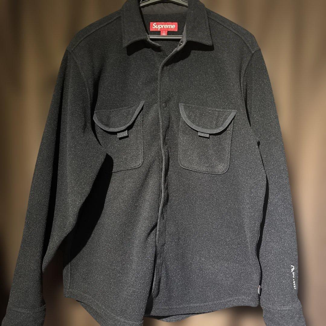 Supreme Polartec Shirt \"Black\" Sサイズ