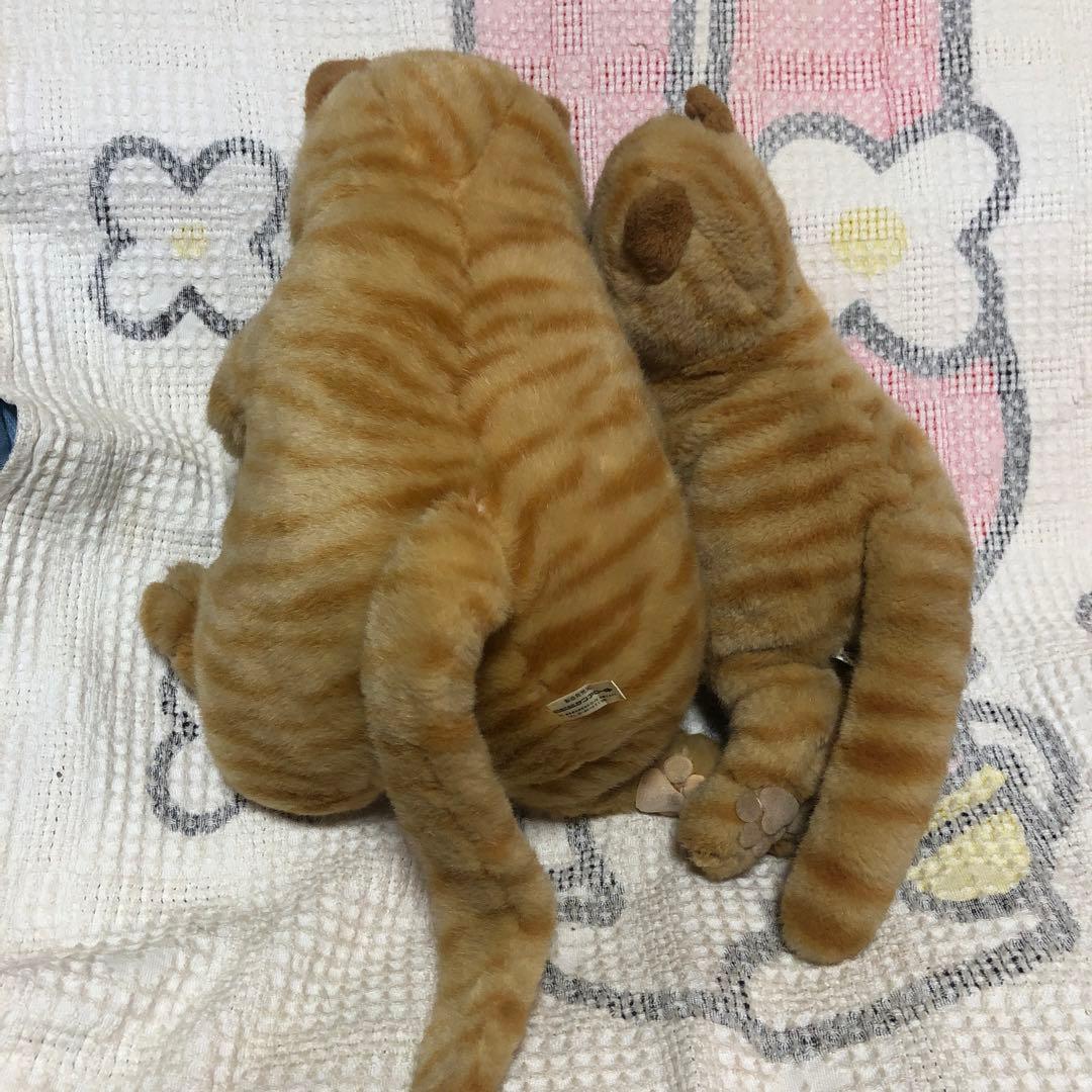 ホワッツマイケル　ぬいぐるみ　座り約35cm&寝そべり約40cm 中古品　汚れ有