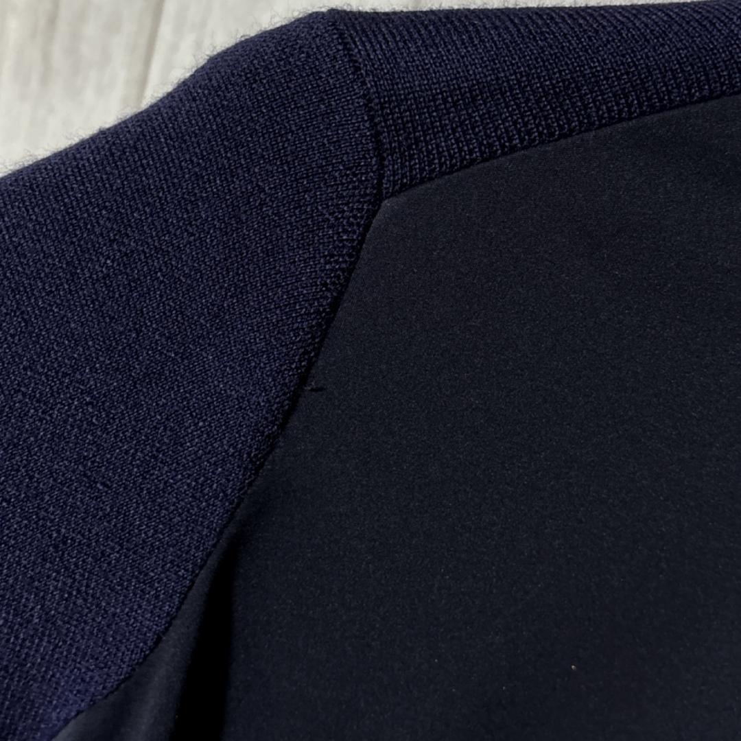 マークアンドロナ Vネック ニット MARK & LONA スカル 素材切替 - メルカリ