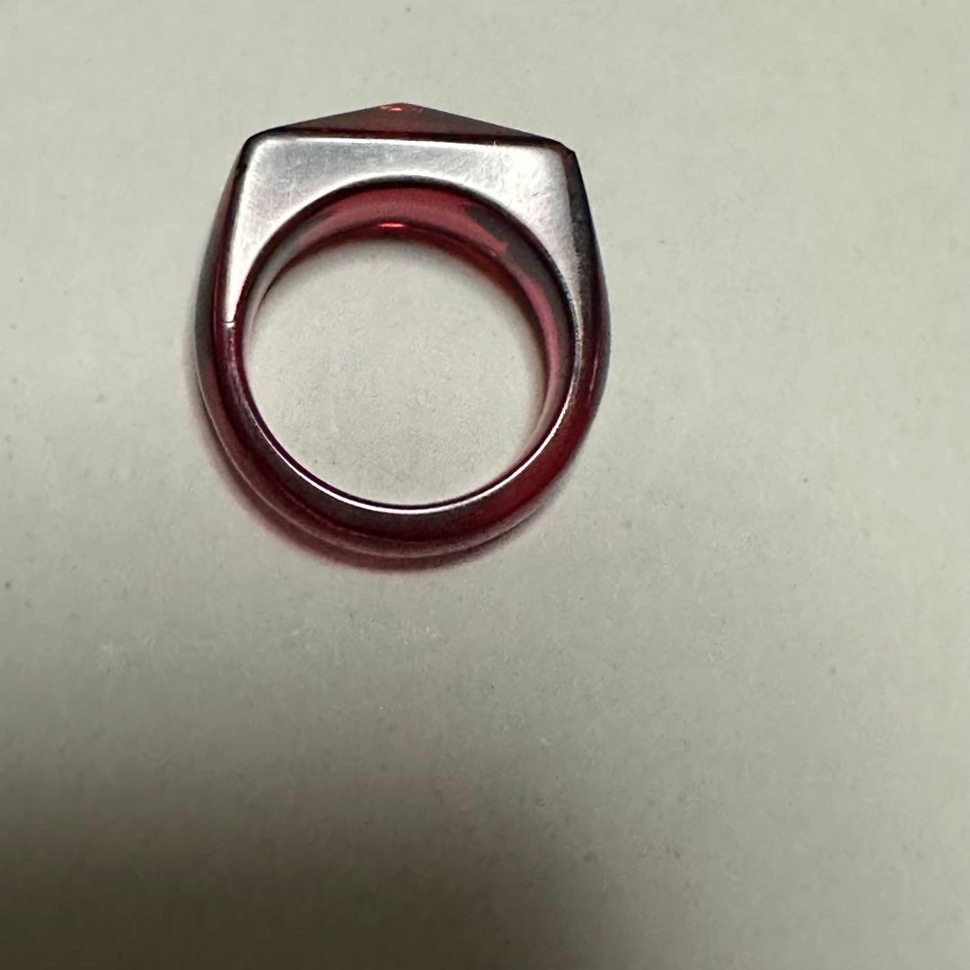 バカラ クリスタルリング 13号 レッド - メルカリ