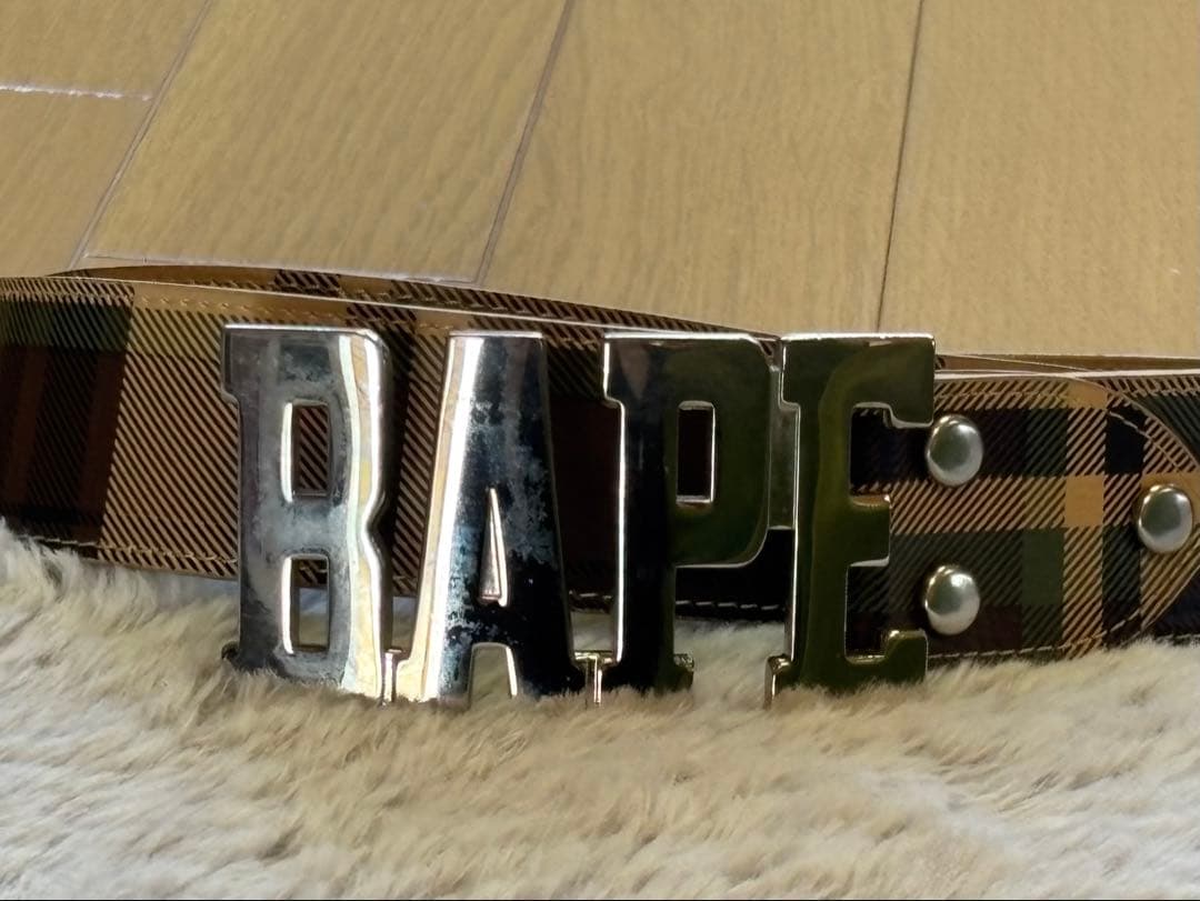 A BATHING APE ベルト A BATHING APE（アベイシングエイプ） ベルト ABC CAMO PU OSTRICH
