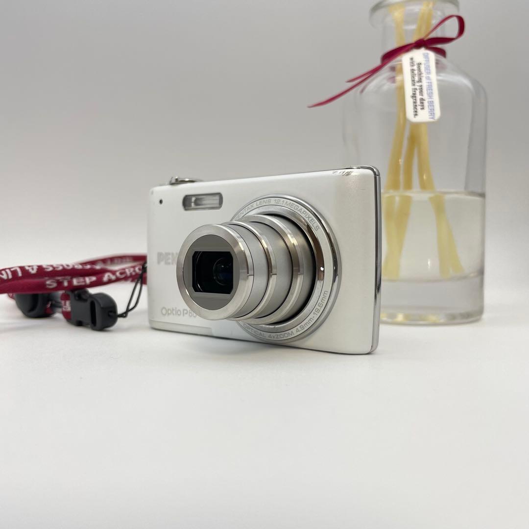 動作確認済✨PENTAX Optio P80✨スマホ転送OK 平成レトロ 可愛い