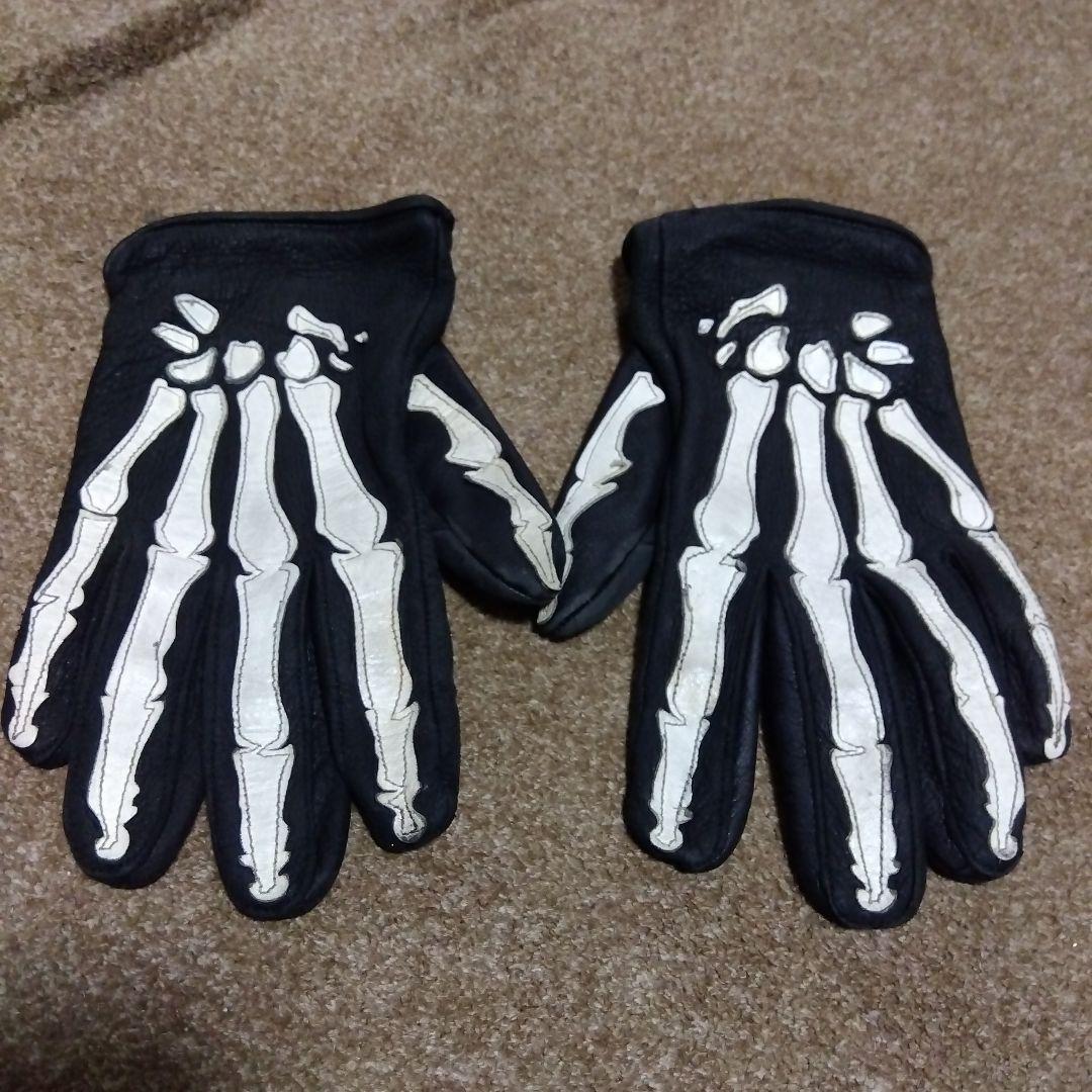 希少 バンソン VANSON レザーグローブ ローパー Roper S 骨 - メルカリ