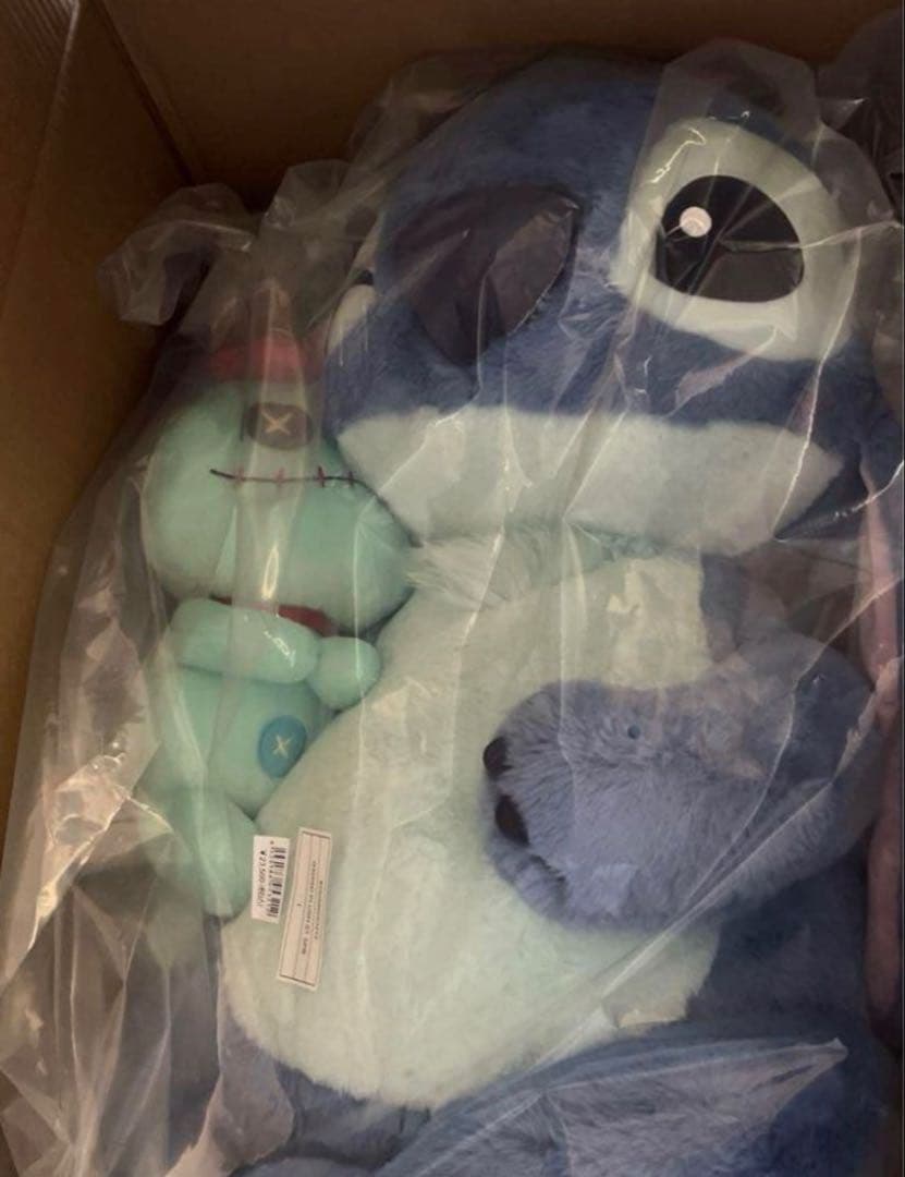 スティッチ＆スクランプ 82cm ぬいぐるみ スーパービッグ