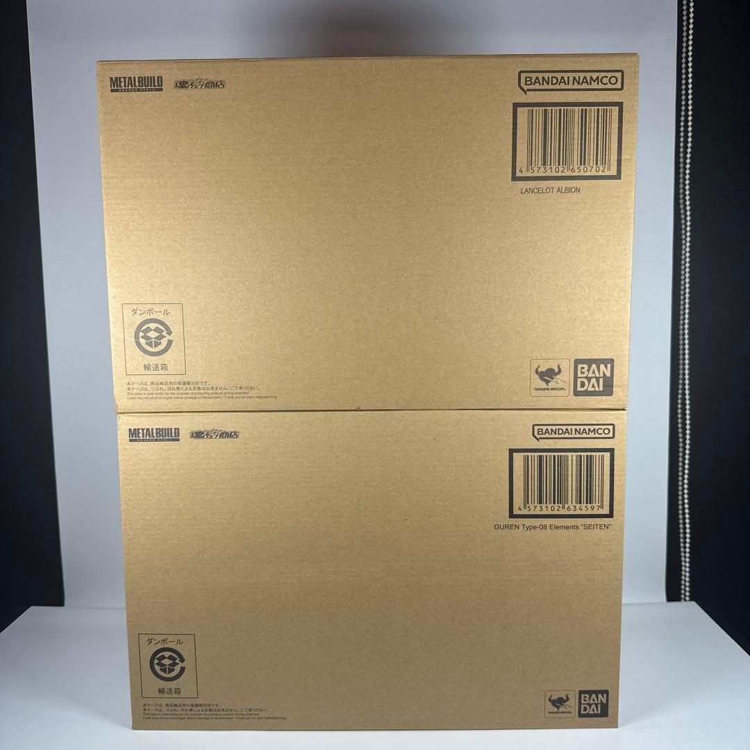 未開封　メタルビルド　ランスロットアルビオン　紅蓮聖天八極式　2体セット METAL BUILD DRAGON SCALE ランスロット・アルビオン 企画担当者