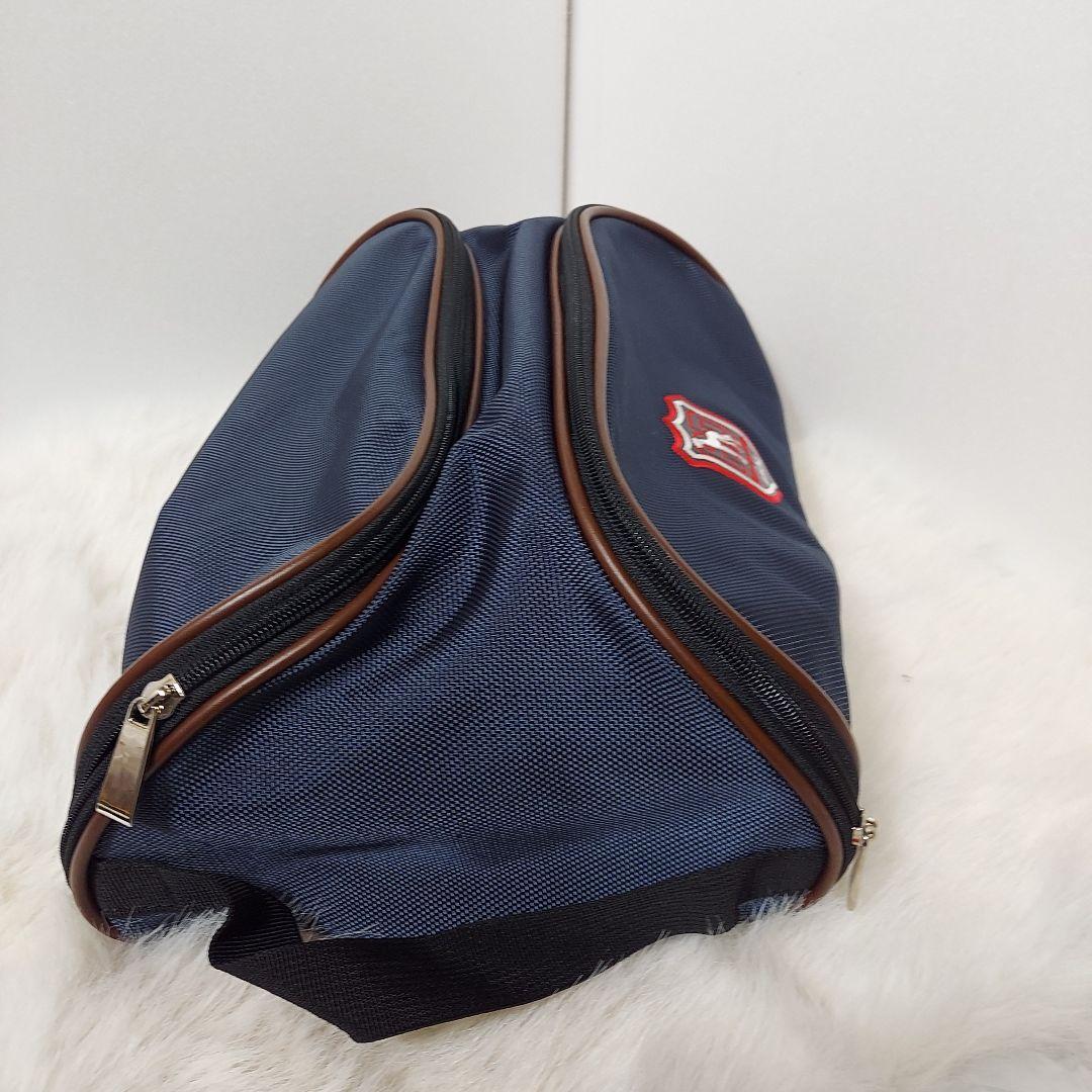美品】ゴルフシューズケース アダバット adabat バッグ ネイビー