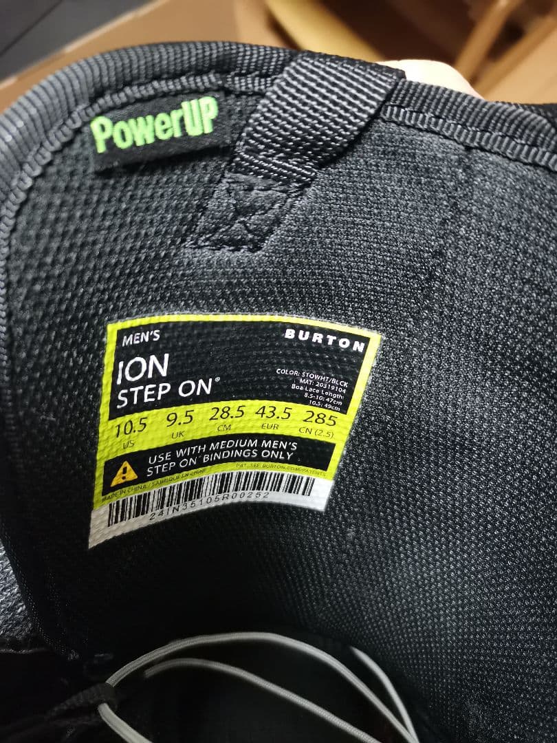 バートン　アイオン ION ステップオン（STEP ON）28.5cm