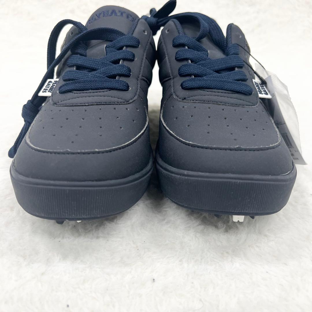 【新品】 パーリーゲイツ ローカット ゴルフシューズ ネイビー 24.5cm