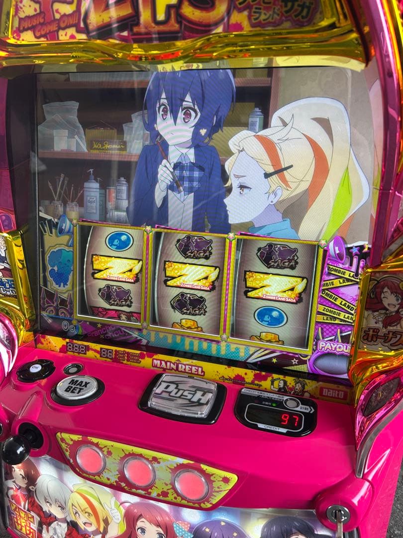 LスロットゾンビランドサガＡ1 メインパネル　スマスロ　実機　家庭用　送料込み