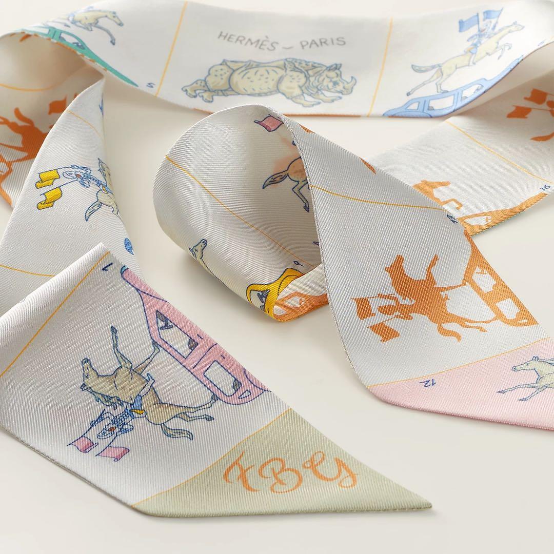 Hermes エルメス ツイリー Twilly 《エルメス・パラード》