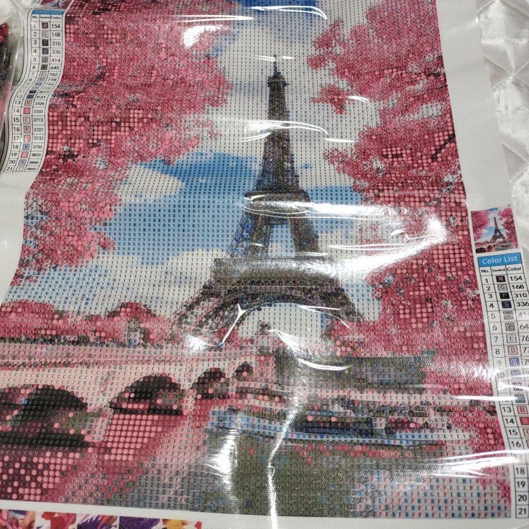 ダイヤモンドアート エッフェル塔 30x40cm - メルカリ