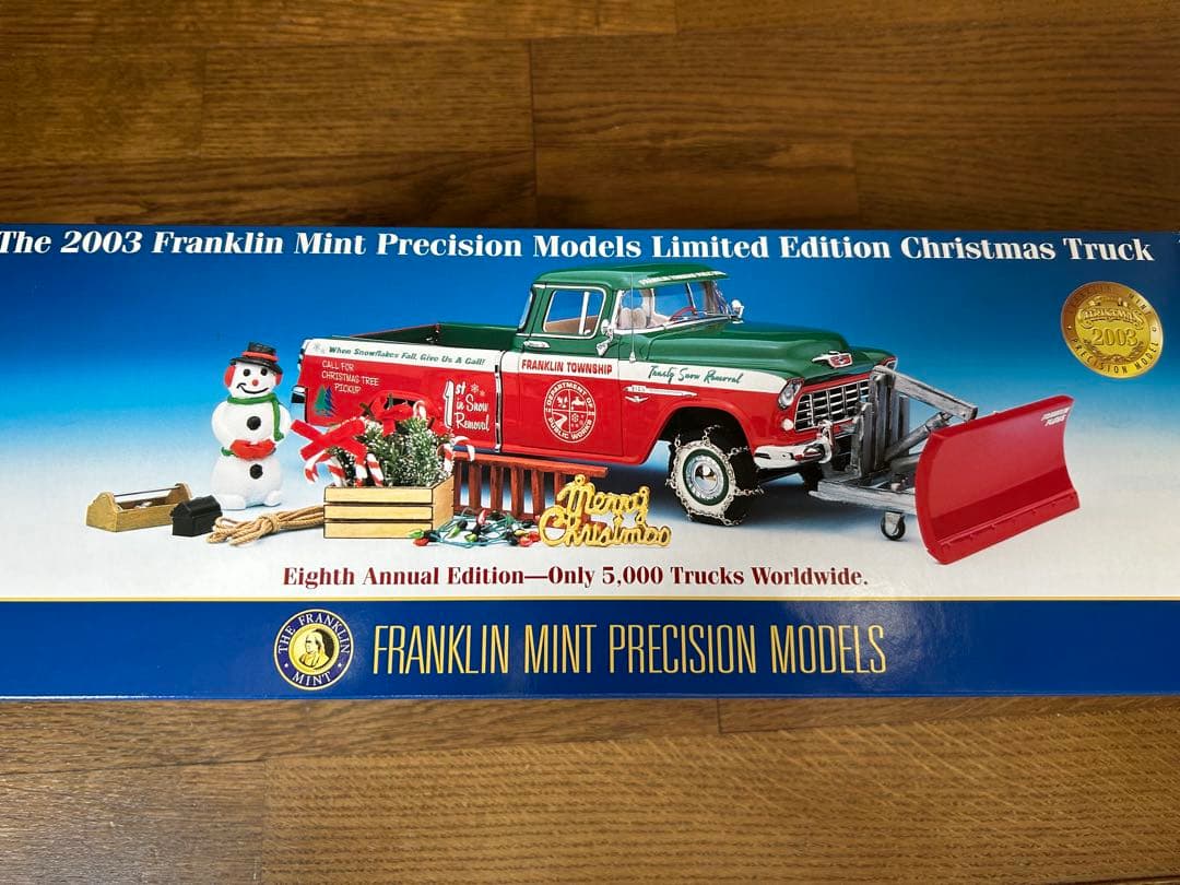 Franklin Mint 1/24 クリスマス トラック 2003限定モデル PhillyMint-Franklin Mint 1955 Chevy Cameo 2003 Xmas limited