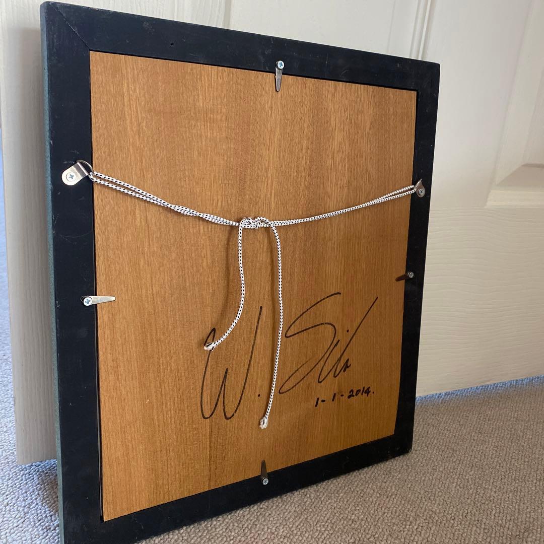 バリ ワヤンシーラ氏版画 AP サイン入りOwl House