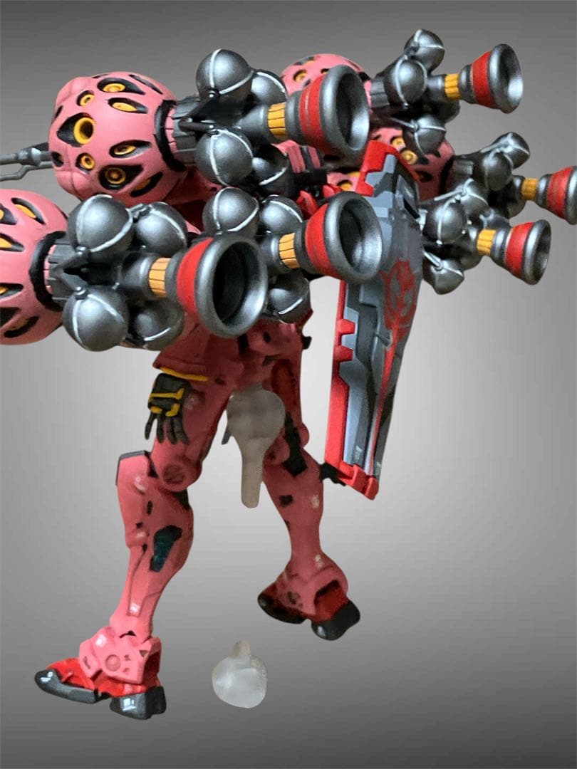 塗装・完成品「赤いガンダム」HG 1/144 フルビット装備