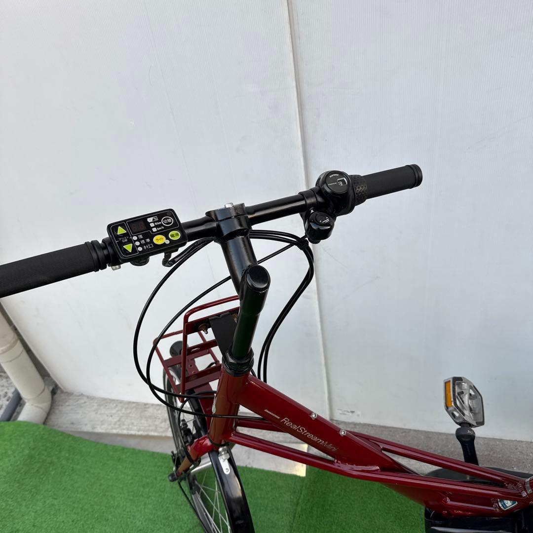 ブリヂストン電動アシスト自転車20インチ 12.3Ah レッド