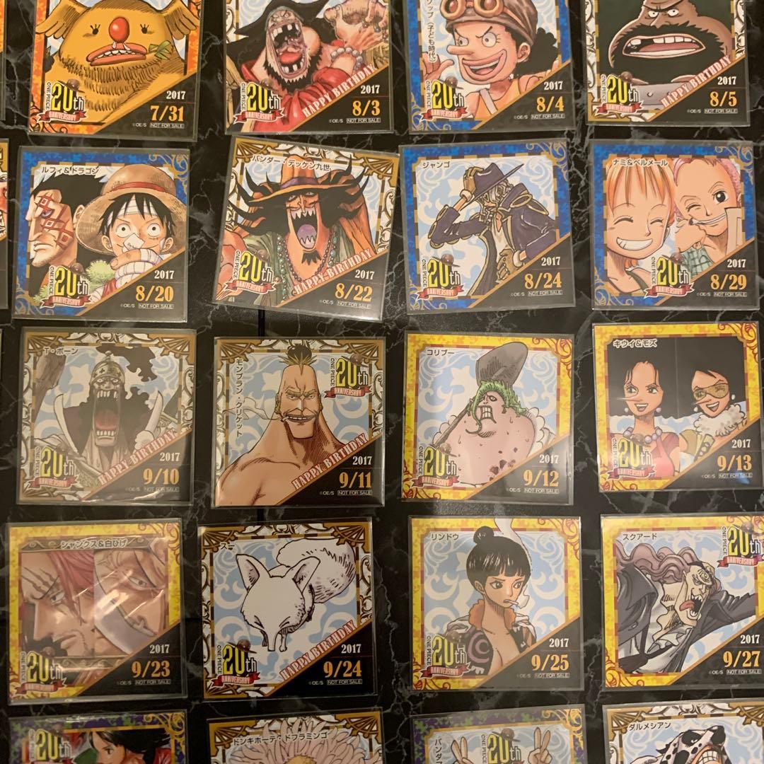 麦わらストア　365日　ステッカー　100種類　以上？　セット　誕生日　ルフィ
