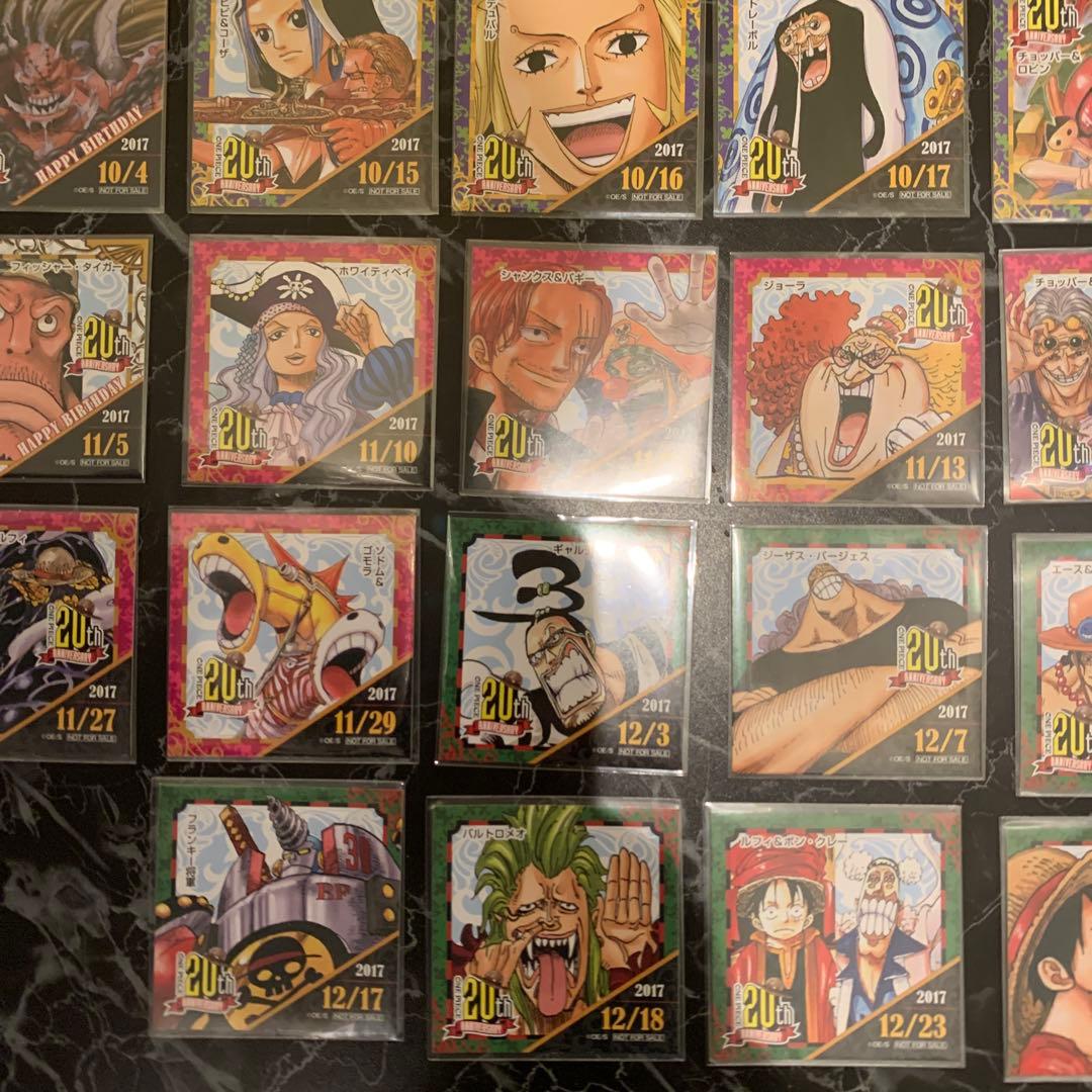 麦わらストア　365日　ステッカー　100種類　以上？　セット　誕生日　ルフィ