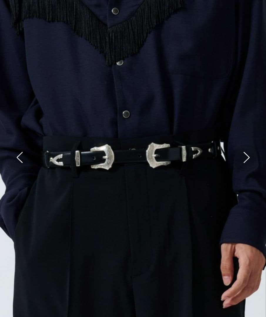 TOGA　Double buck nylon belt　ダブルバックルベルト TOGA◇ダブルバックルベルト/--/BLK/レディース/TZ31-AH936 : セカンド
