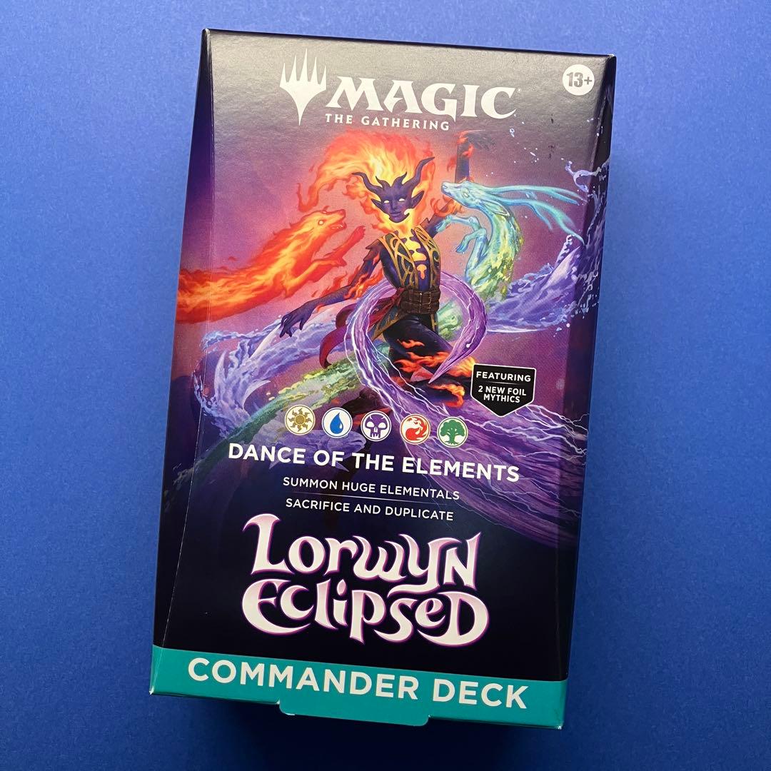 MTG 統率者デッキ エレメンタルの舞踊 英語版 未開封 mtg 新品 エレメンタルの舞踊 英語版 統率者デッキ ecc ローウィンの昏