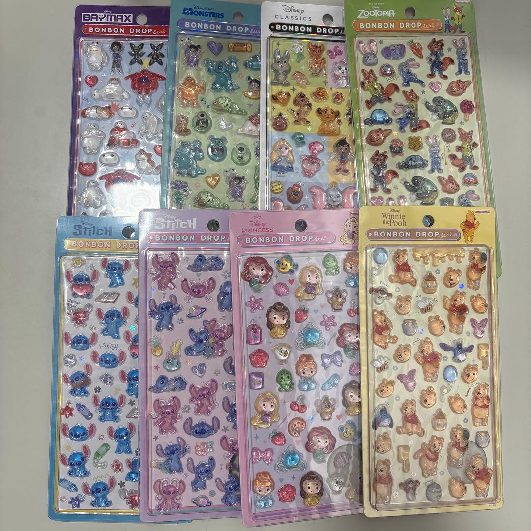 ディズニー ボンボンドロップシール サンスター文具 ディズニー BONBON DROP SEAL ボンボンドロップシール