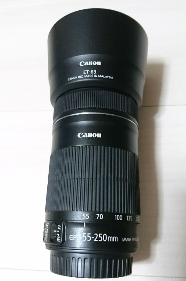 にゃこ　キャノン EF S 55-250mm  IS STM キヤノン（Canon） 望遠レンズ 未使用品 保証 EF-S 55-250mm F4-5.6 IS