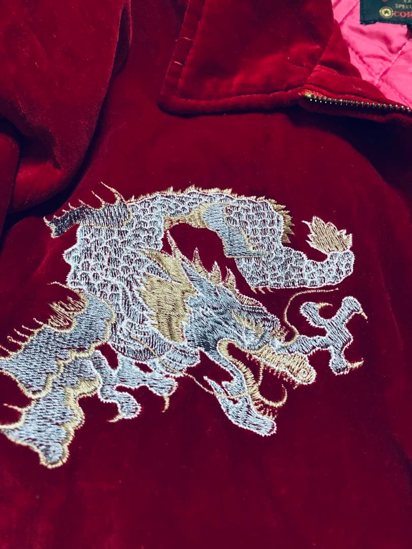 90s 美品 CORSAIRE 別珍 龍 日本限定 スカジャン vintage - メルカリ