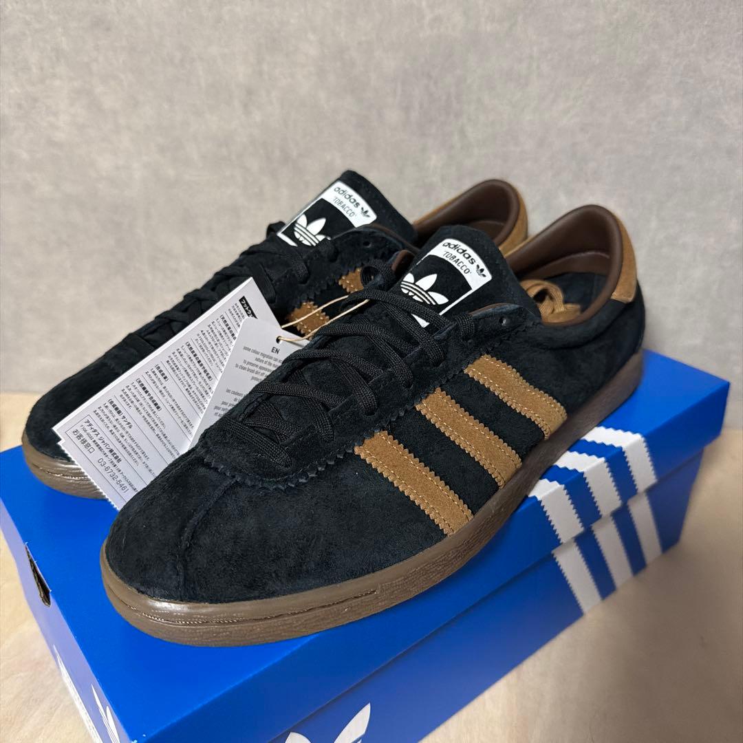 アディダス 新品 タバコ キックスラボ 別注 ブラック ブラウン 27.5cm