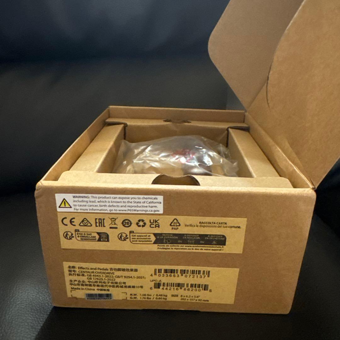 新品未使用！behringer CENTAUR OVERDRIVE ベリンガー