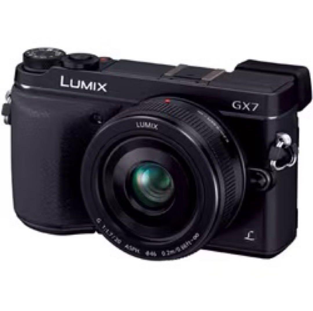 LUMIX GX7 ブラック 交換レンズ付属　‼️シャッター数59回の備品‼️ Amazon | パナソニック ミラーレス一眼カメラ ルミックス GX7 ボディ