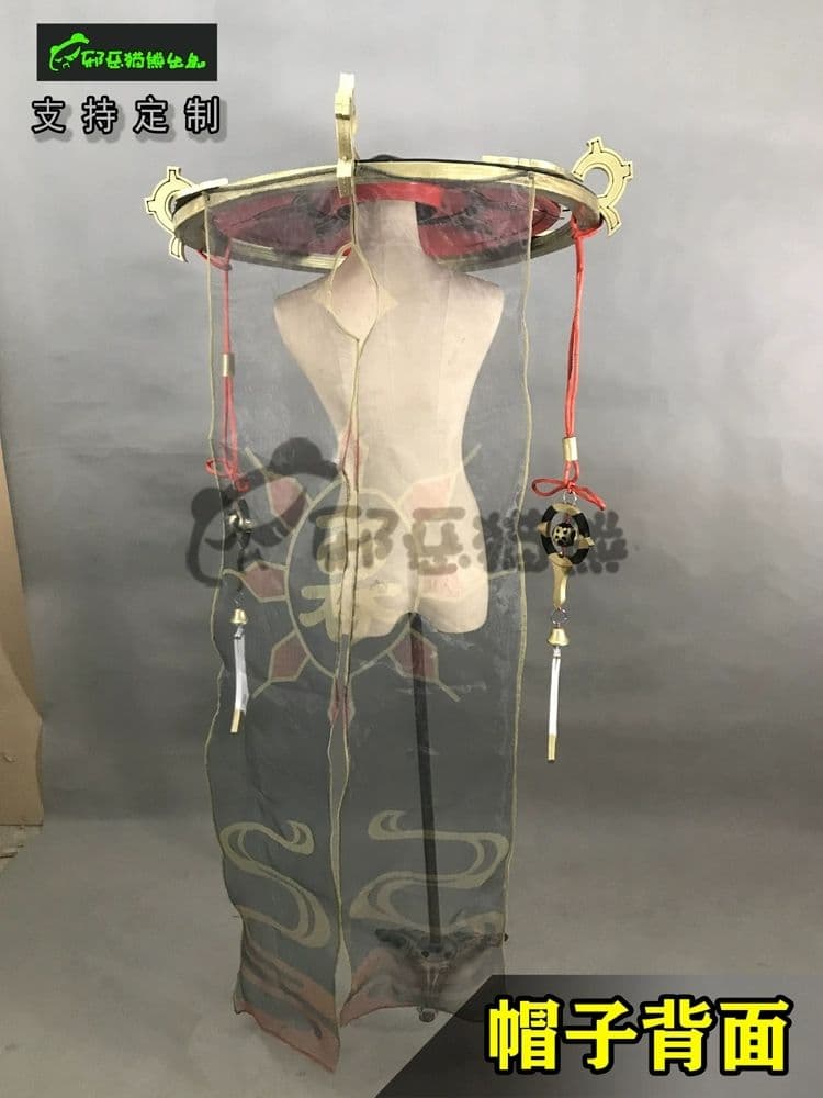 原神げんしん 散兵 スカラマシュ コスプレ帽子 笠 高級感フルセット 新品未開封