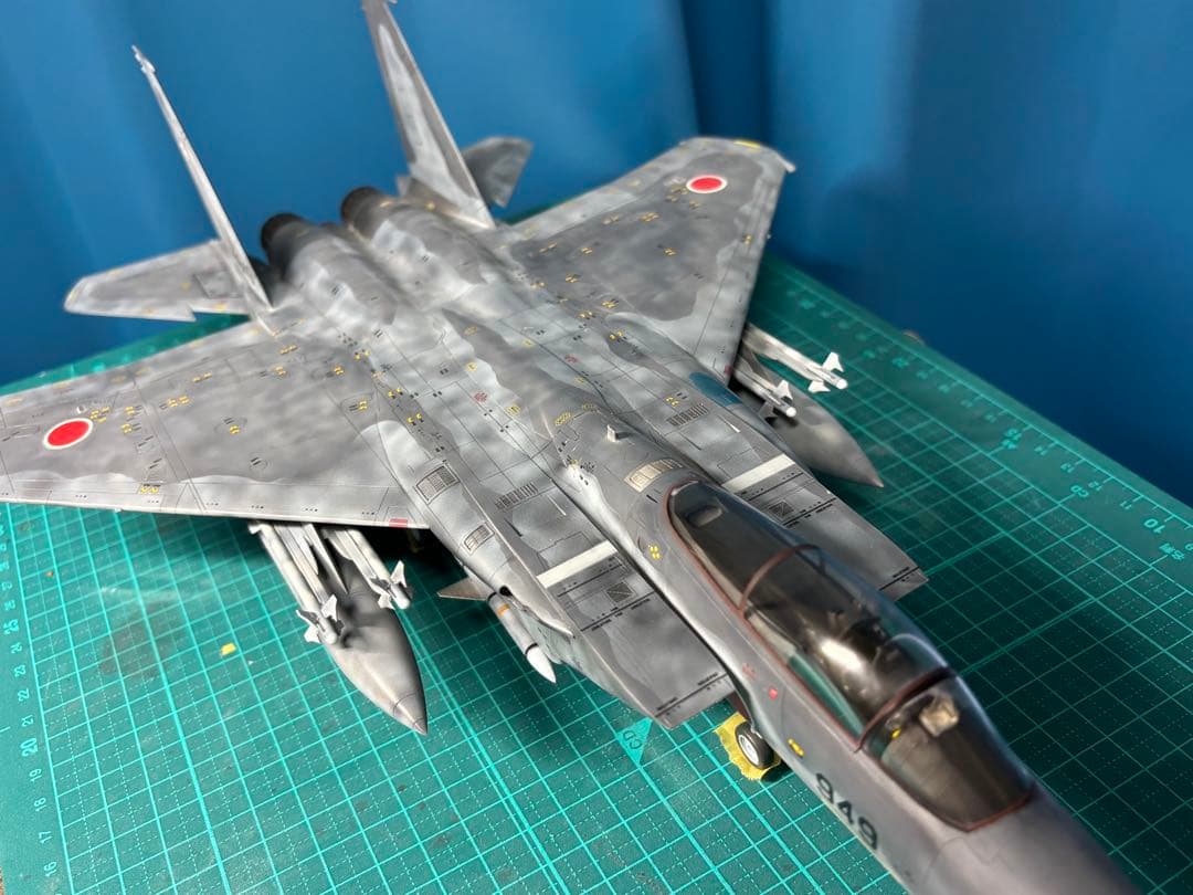 戦闘機　プラモデル完成品　ハセガワ　1/48 F-15J イーグル　航空自衛隊