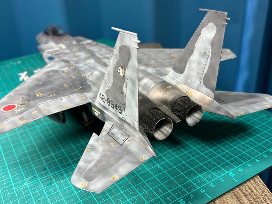 戦闘機　プラモデル完成品　ハセガワ　1/48 F-15J イーグル　航空自衛隊