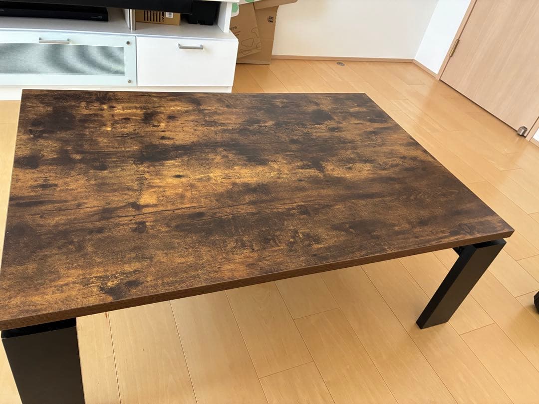 ニトリ　こたつ　テーブル 1050mm x 700mm リビングこたつ(フロットR 105 VNA) | ニトリネット【公式】 家具