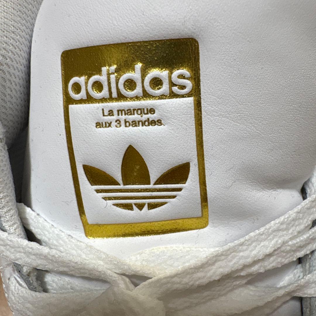 アディダス プロモデル ハイカット スニーカー 27.5cm 白黒