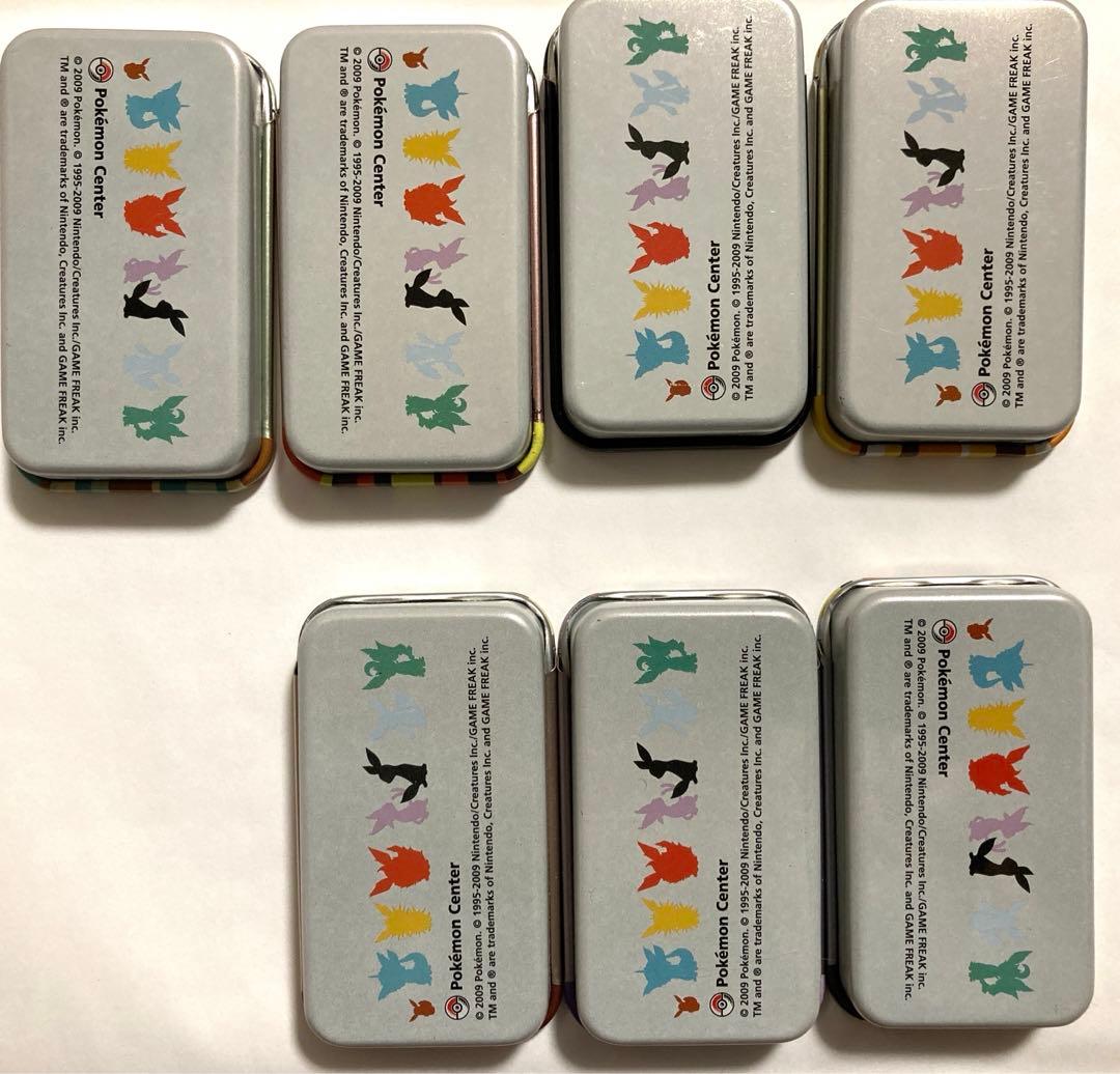 ポケモンセンター イーブイコレクション　プチ缶　7種セット