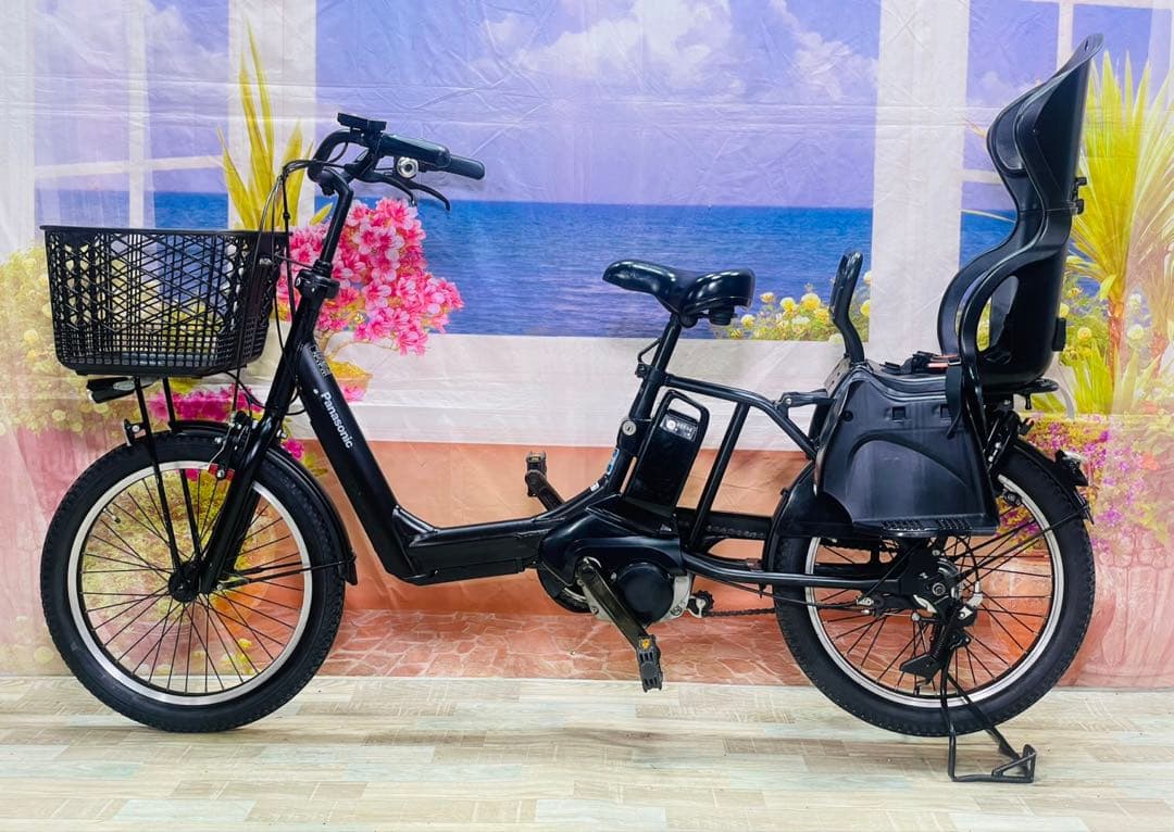 ギュットアニーズ⭐️16AH！パナソニック子供乗せ電動アシスト自転車