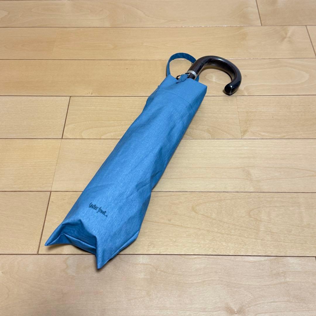 COKAGE+ コカゲ　木手元　ジャンプ折　日傘 55cm ティールブルー 東レ サマーシールド ｜COKAGE+ 木手元 55cm ジャンプ折｜Waterfront