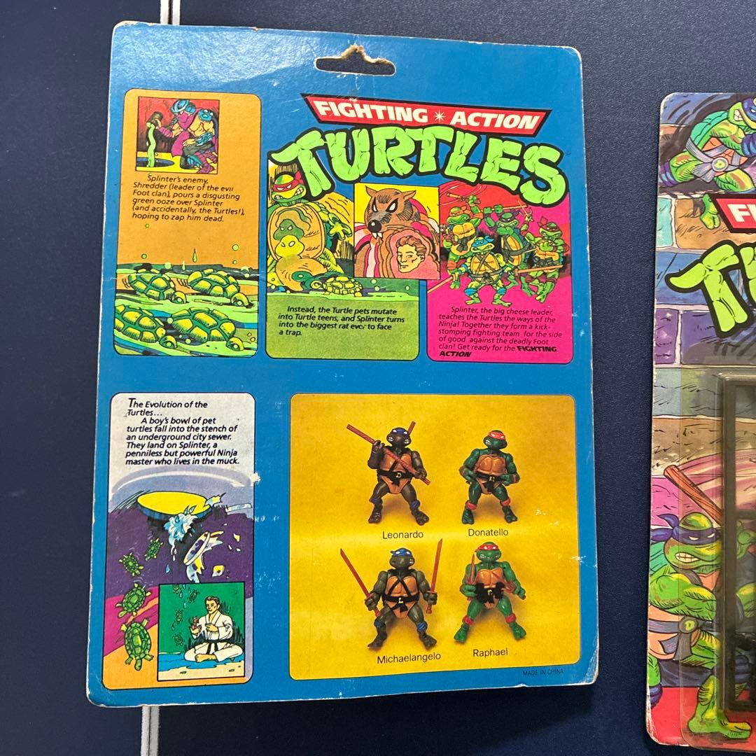 ファイティングアクションタートルズフィギュア 3体セット